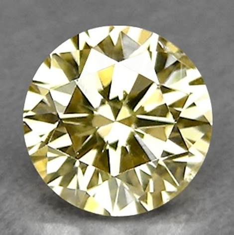 Farbdiamant Brillant gelblich-champagne 3,29 ct Farbdiamant Brillant gelblich-champagne 3,29 ct